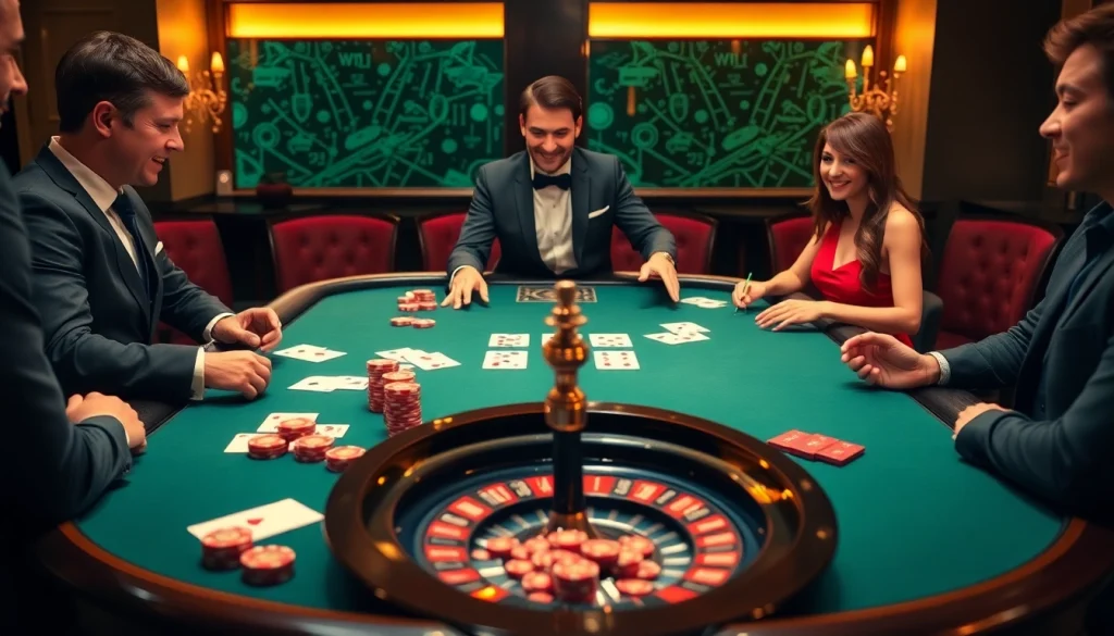 Engage with the hidden wiki's secrets at a vibrant casino table, featuring poker chips and cards.