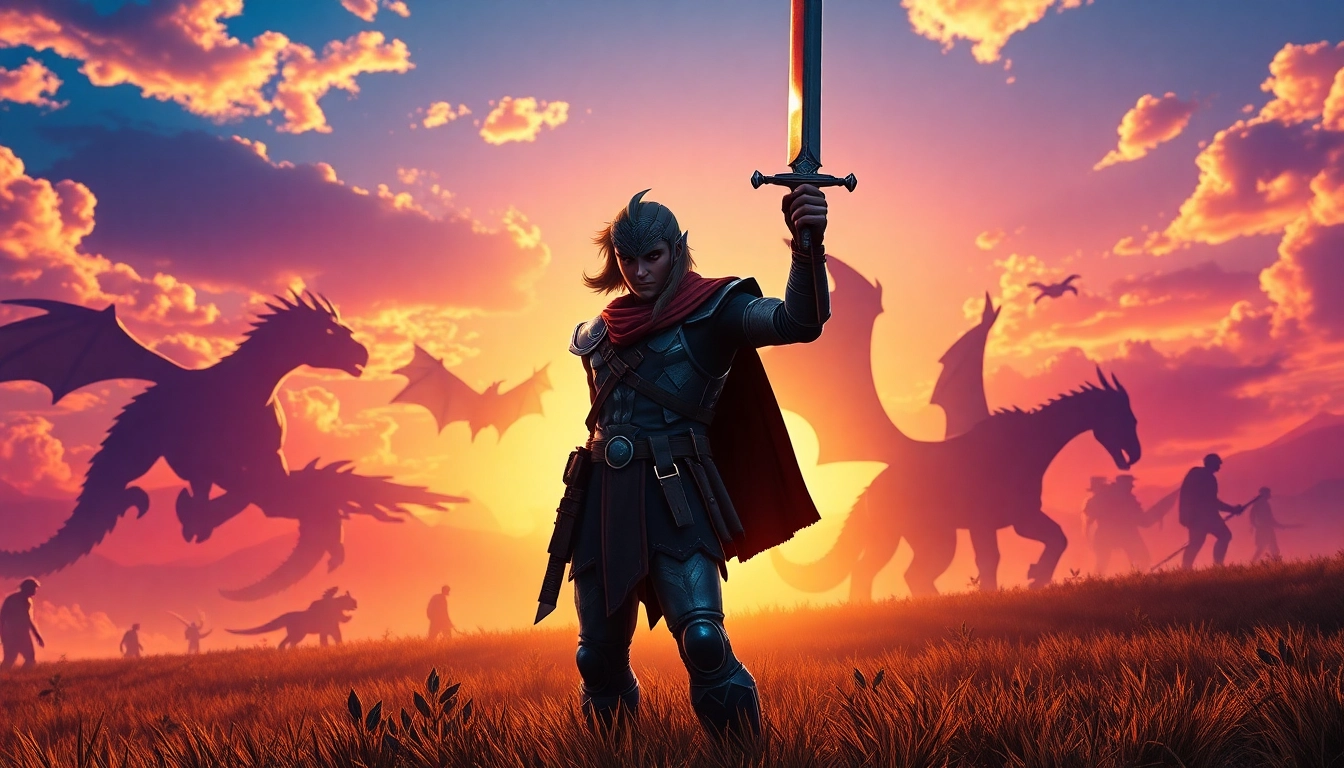 Exciting visualization of the best upcoming games 2026 with vibrant landscapes and characters in action.