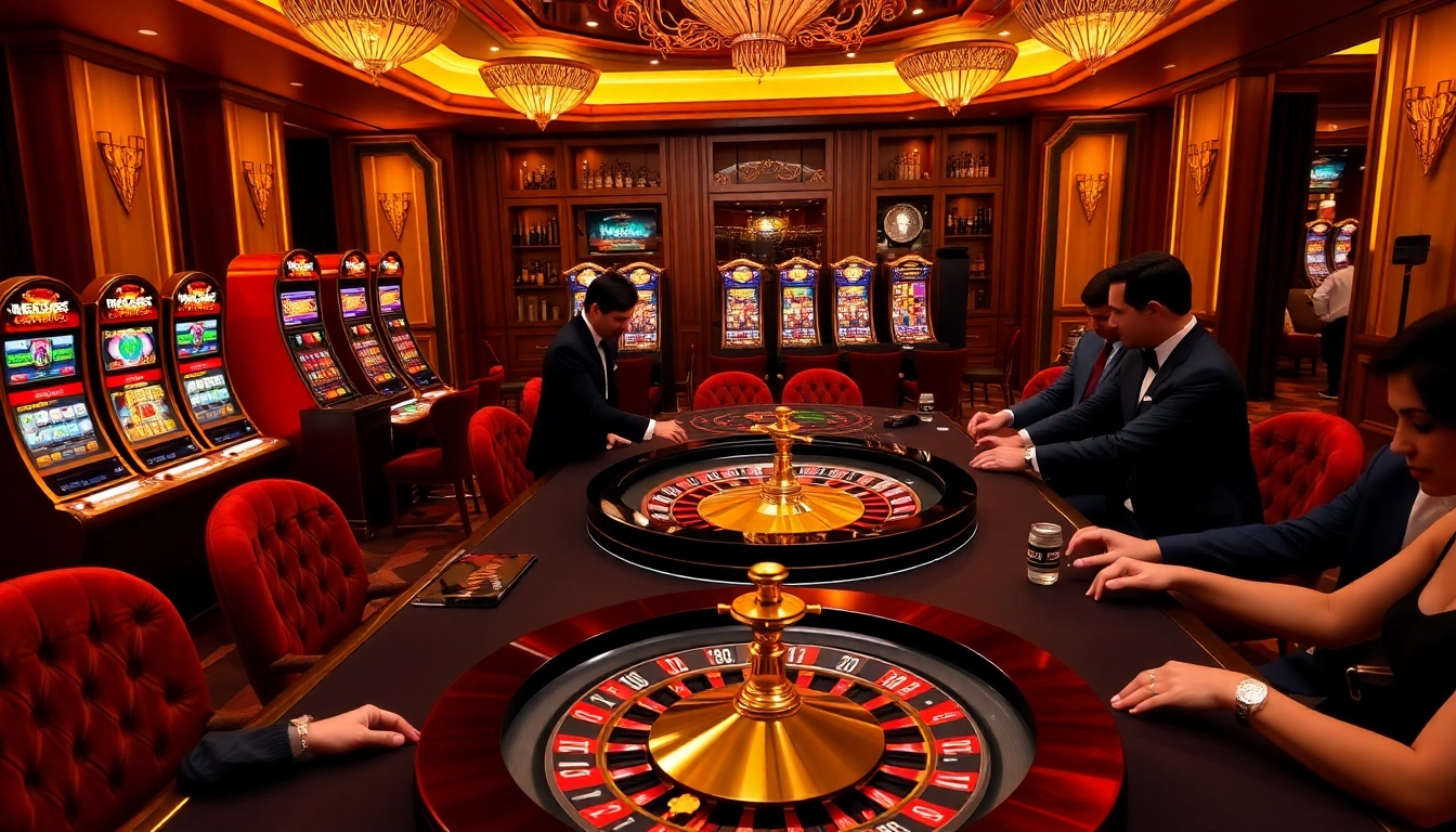 Experience thrilling wins at MB66 casino with excited players at the poker table.