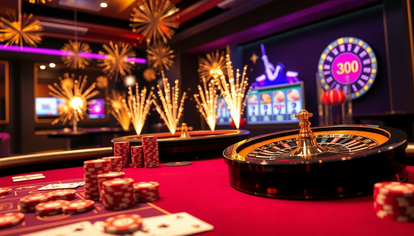 Engage in high-stakes gaming action at nhà cái vmax with vibrant casino visuals and thrilling atmosphere.