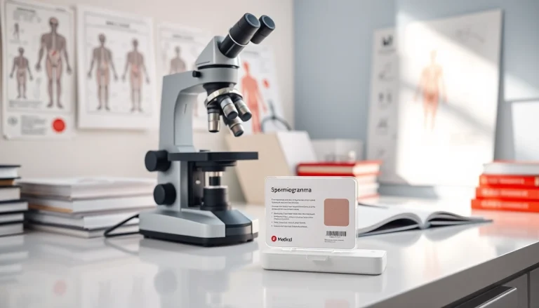 Accurato spermiogramma analizzato in laboratorio con attrezzatura professionale.