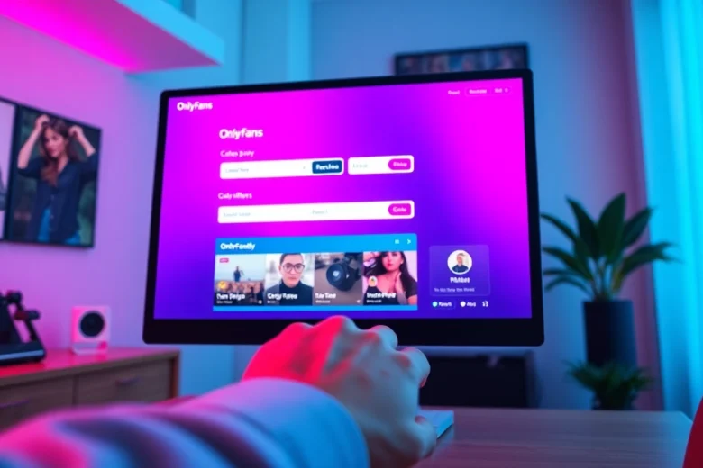 OnlyFans Search interface showcasing advanced filters and user-friendly design