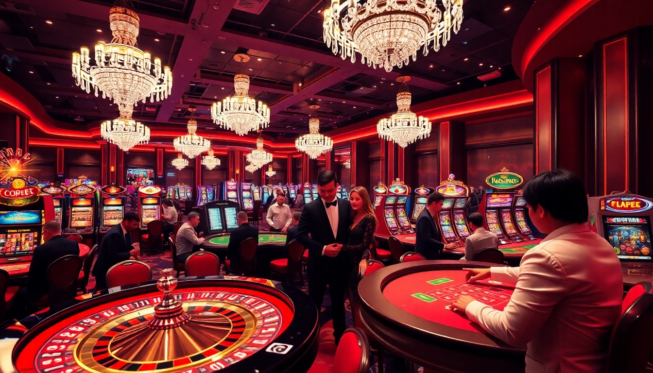 Experience thrilling gameplay at https://co88.vin/ with our vibrant casino scene and excited players.