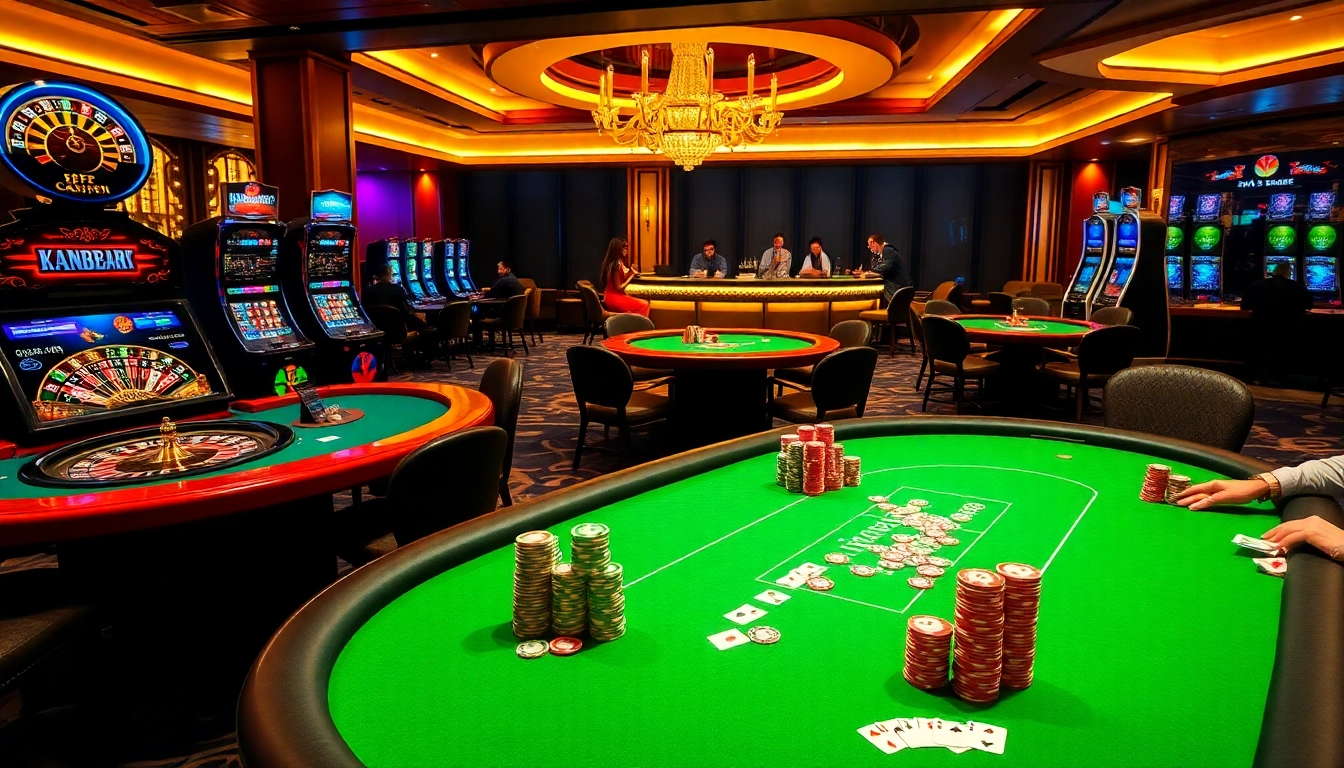 Experience thrilling gameplay at 6FF with vibrant casino tables and professional gamblers.