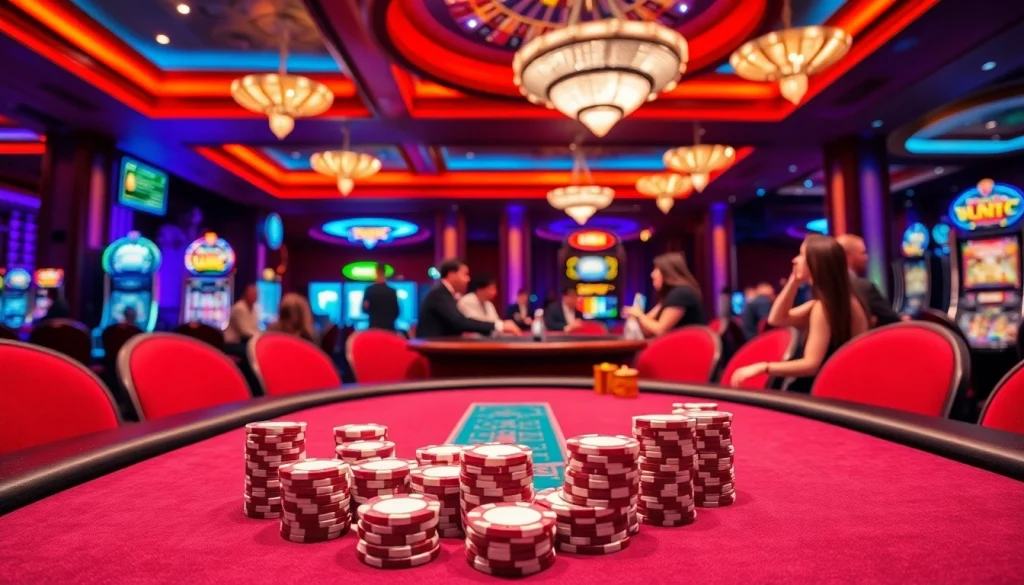 Experience the thrill of casino gaming with Bdtk3 Com poker tables and vibrant slot machines.