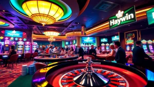 Experience exhilarating games on the Trang chủ Haywin platform featuring luxurious casino elements.