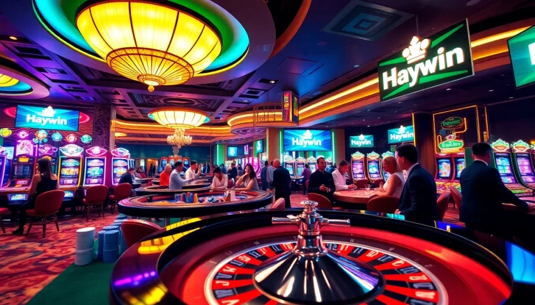 Experience exhilarating games on the Trang chủ Haywin platform featuring luxurious casino elements.