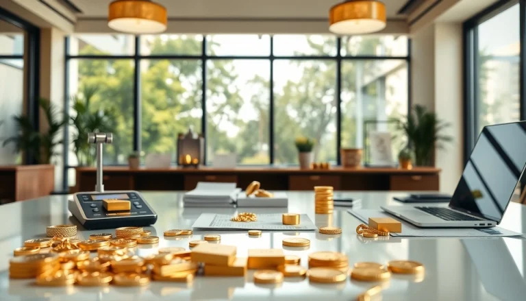 Valutazione e acquisto di compro oro a distanza in un ambiente professionale.