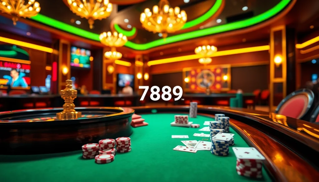 Experience thrilling games at Nhà Cái 789P with vibrant casino visuals and engaging action.