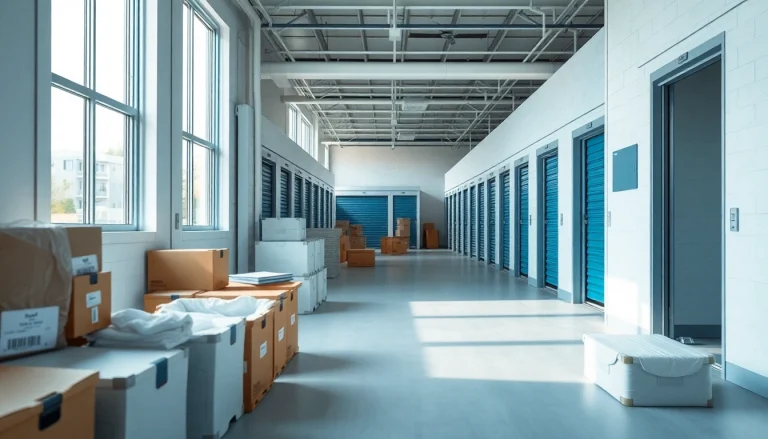 Storage Services showcasing diverse storage units in a well-organized facility.