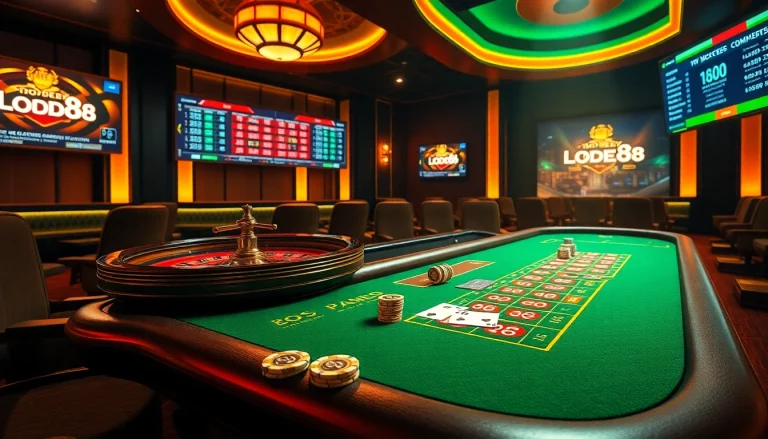 Engage with LODE88 for thrilling online gambling experiences at luxurious casino tables.