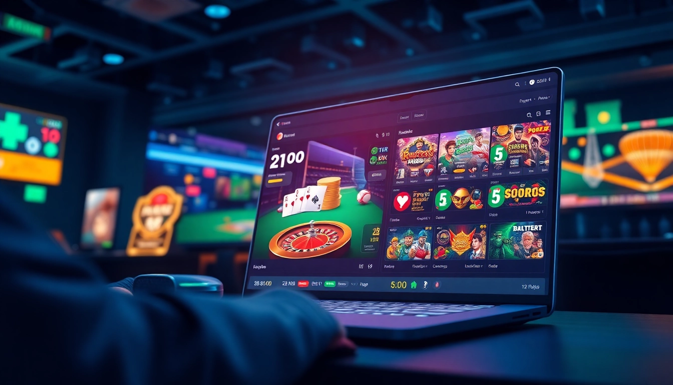 Engaging online betting platform showcasing TTPTP's diverse games and secure interface with modern design elements.
