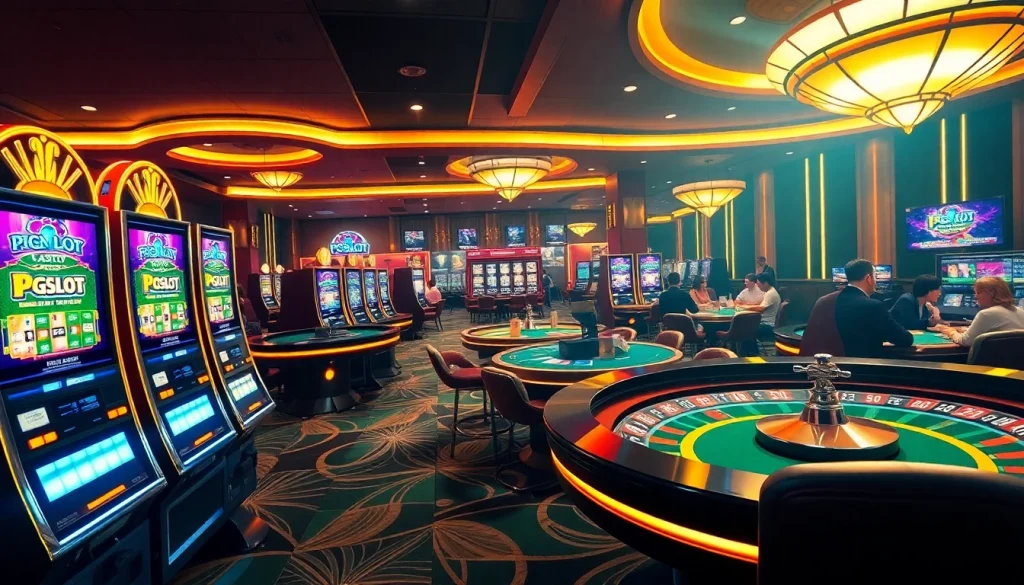 Play exciting slot games at PGSLOT IN featuring vibrant visuals and engaging gameplay.