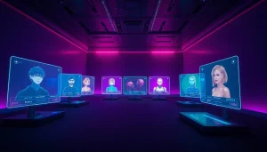 Explore fascinating nsfw ai interactions in a futuristic digital landscape.