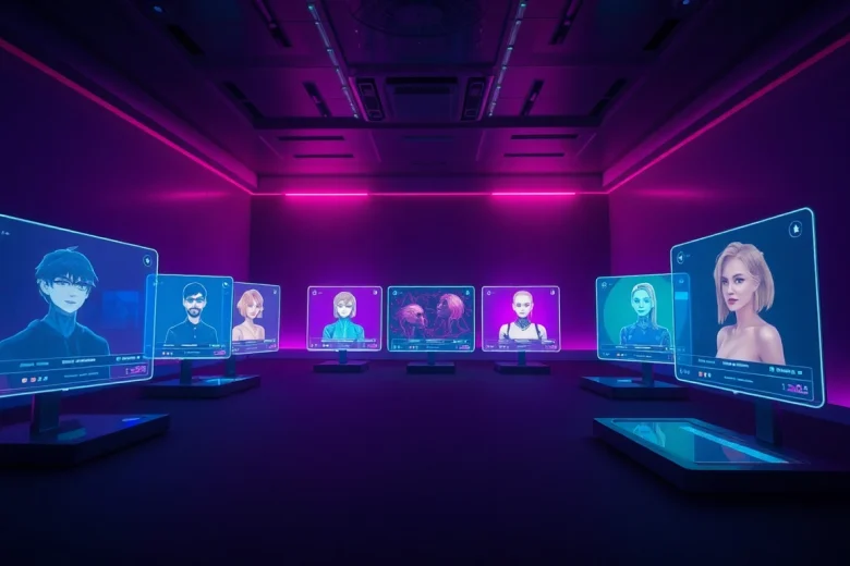 Explore fascinating nsfw ai interactions in a futuristic digital landscape.