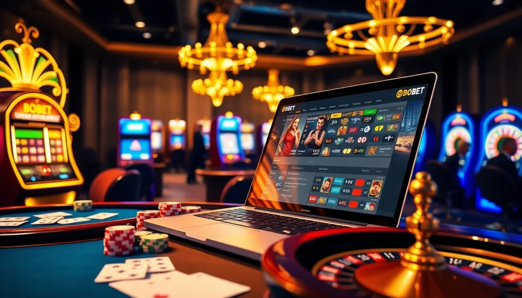 Experience thrilling sbobet betting in a luxurious online casino setting.