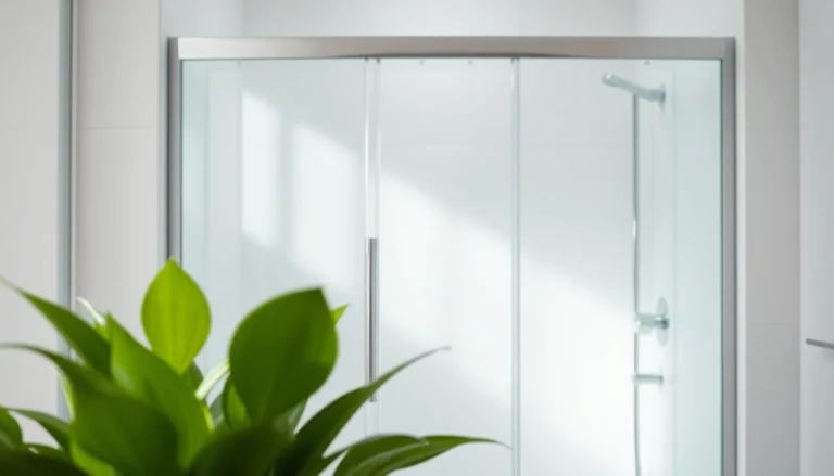 Duschkabine 90x90 mit elegantem Design und natürlicher Beleuchtung im modernen Badezimmer.