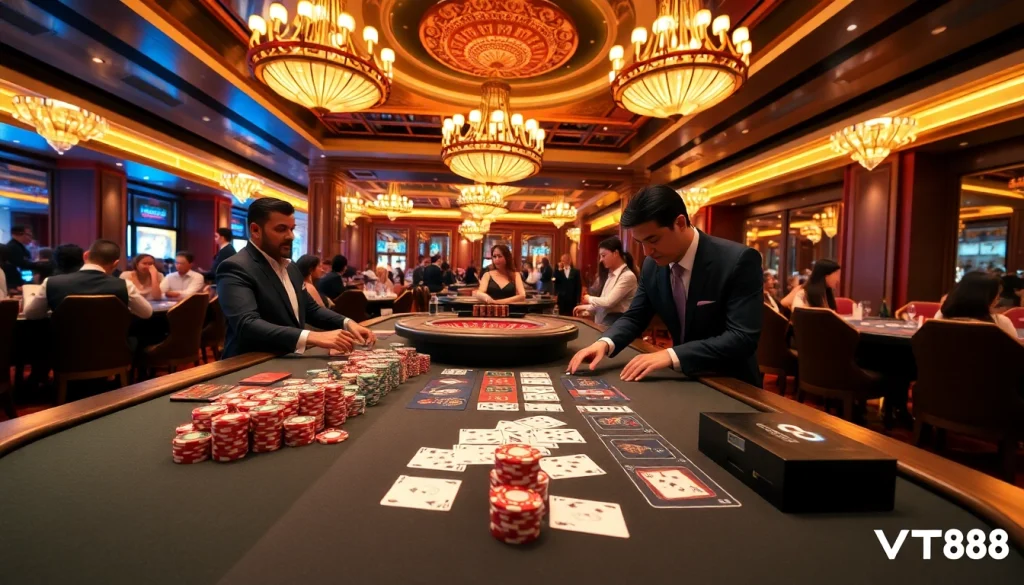 Vt88 nhà cái offers an immersive casino experience with colorful games and professional dealers.