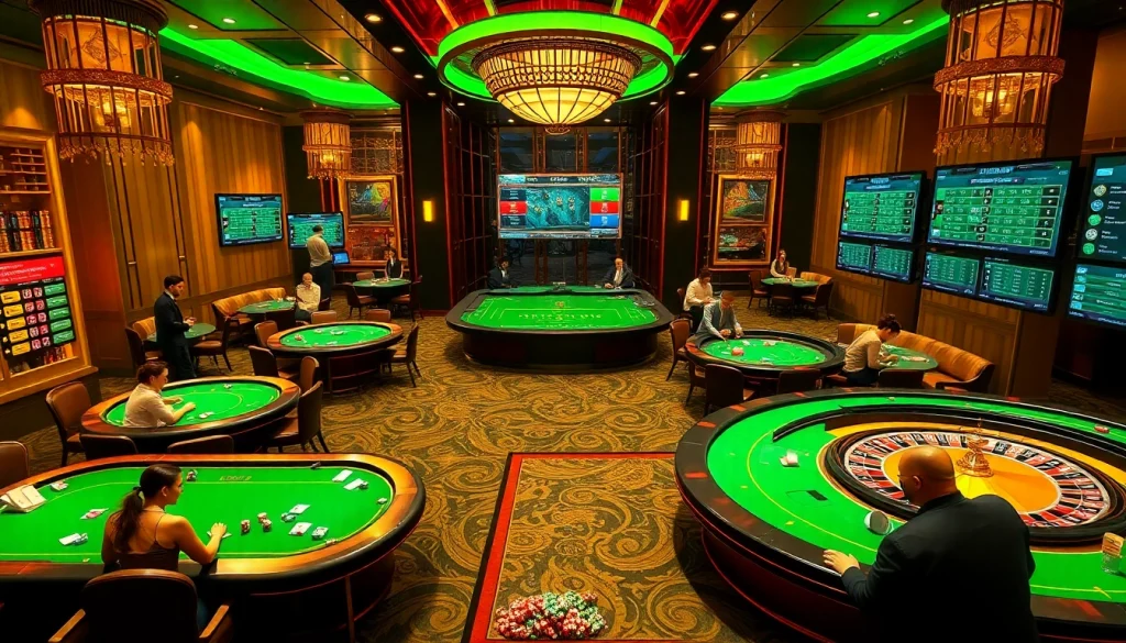 Experience the excitement of MK8 with vibrant casino tables and thrilling card games.