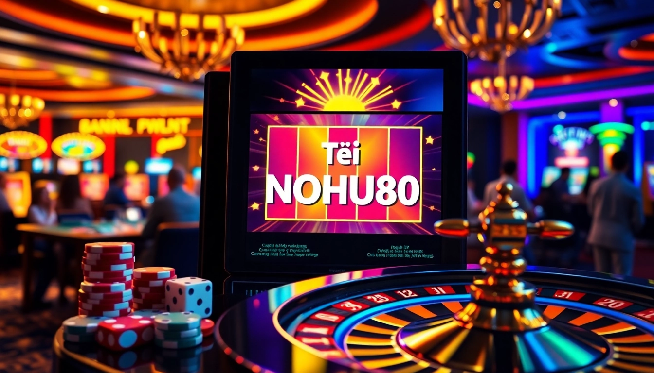 Immerse in the excitement of "Tải NOHU90" as players enjoy virtual slots and casino games.