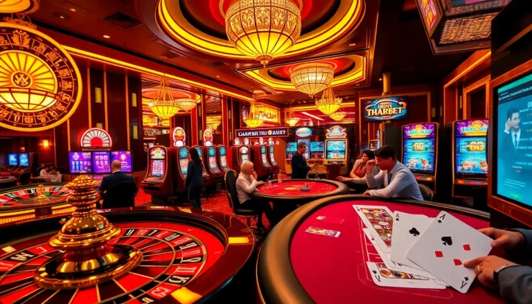 Experience the excitement of thabet77 with vibrant casino games and betting action.