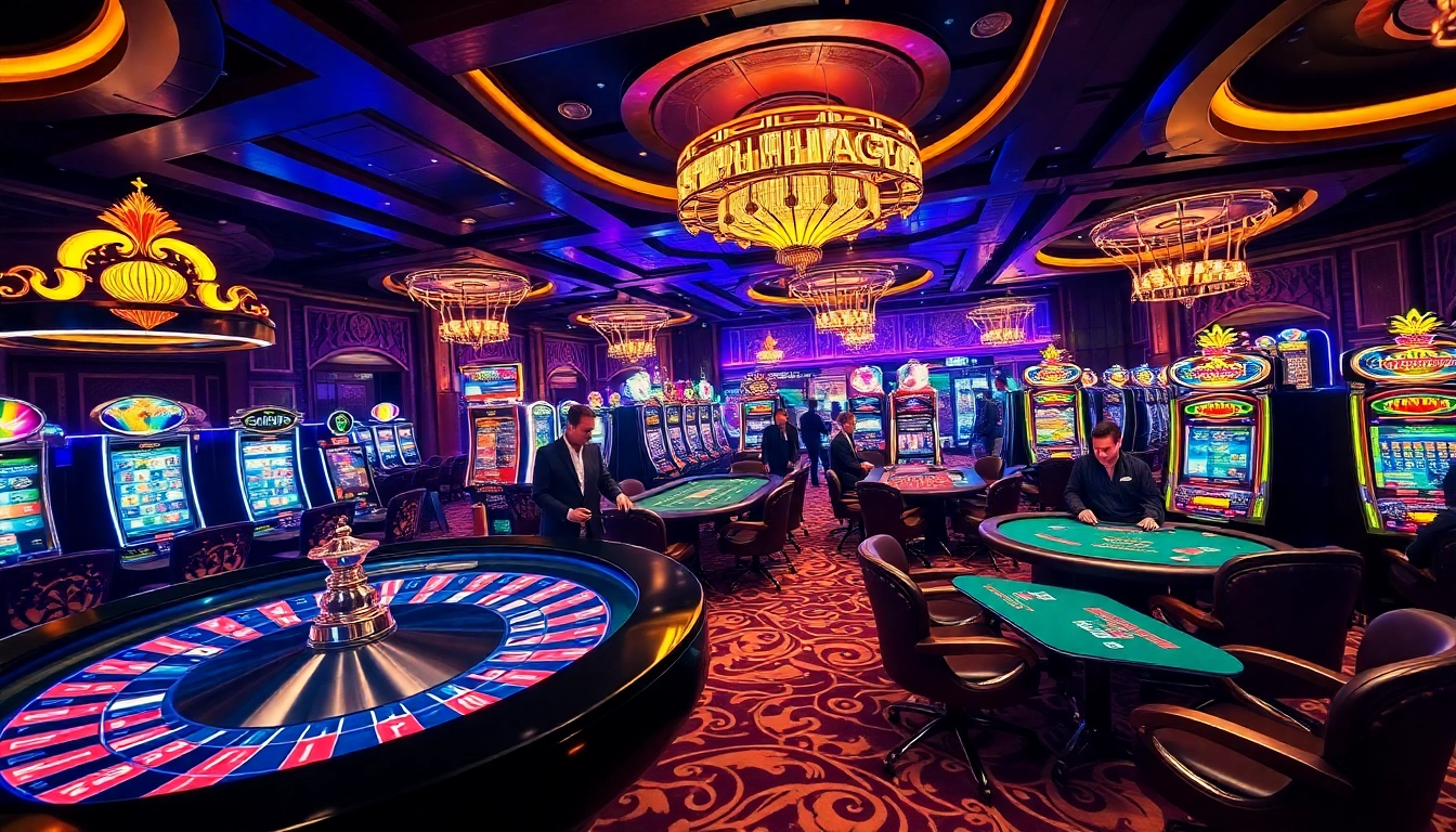 Place your bets at stunning tables and machines showcasing the excitement of https://x88.tours/ in a luxurious casino atmosphere.