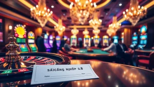 Experience the excitement of đăng nhập s8 in a luxurious casino setting.