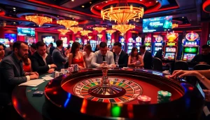 Experience thrilling gameplay at https://vuabai9.store/ with vibrant casino tables and engaging players.