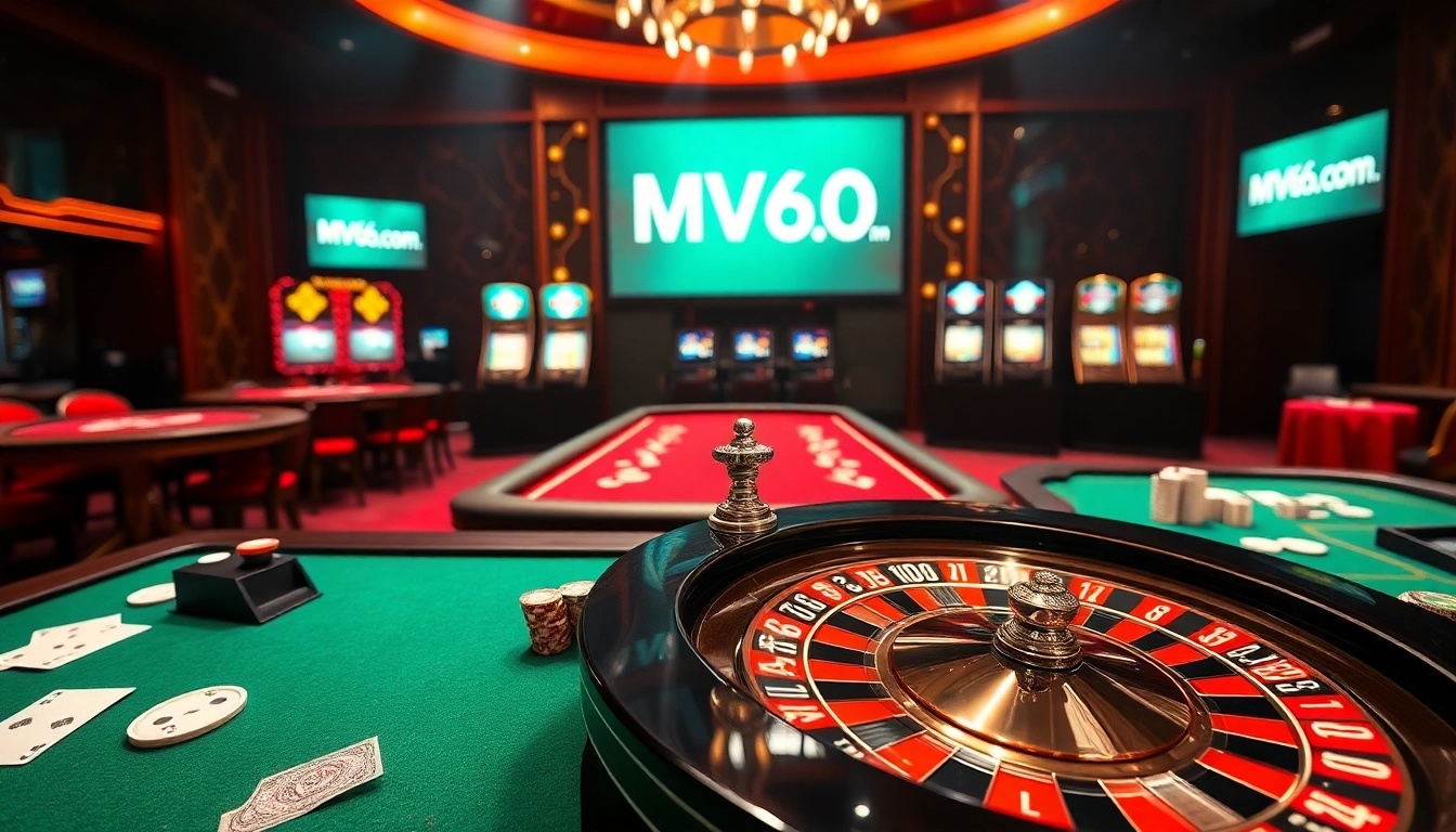 Feel the thrill at MV66.com with dynamic casino tables, roulette wheels, and vibrant slot machines.