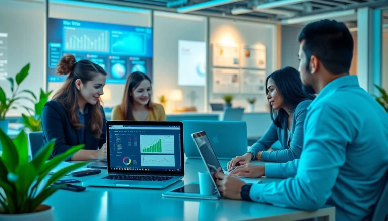 展示 WPS Office 软件用于协作的动态工作空间。