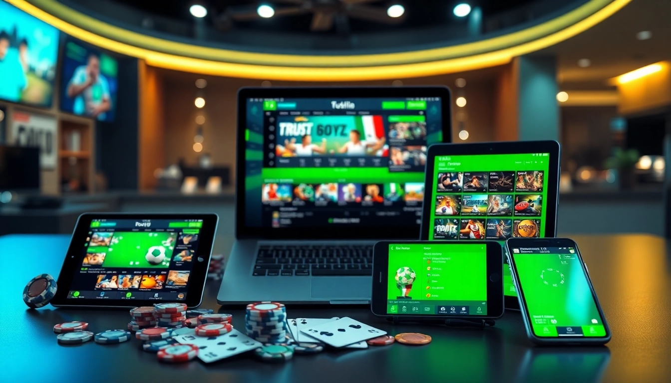 ABC999 online betting platform on multiple devices highlighting exciting gaming experiences.