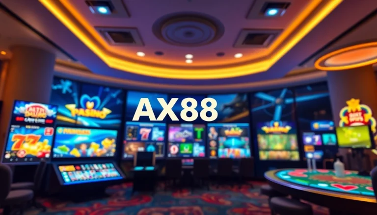 Trải nghiệm sự phấn khích khi thắng AX88 trong môi trường casino trực tuyến hiện đại.