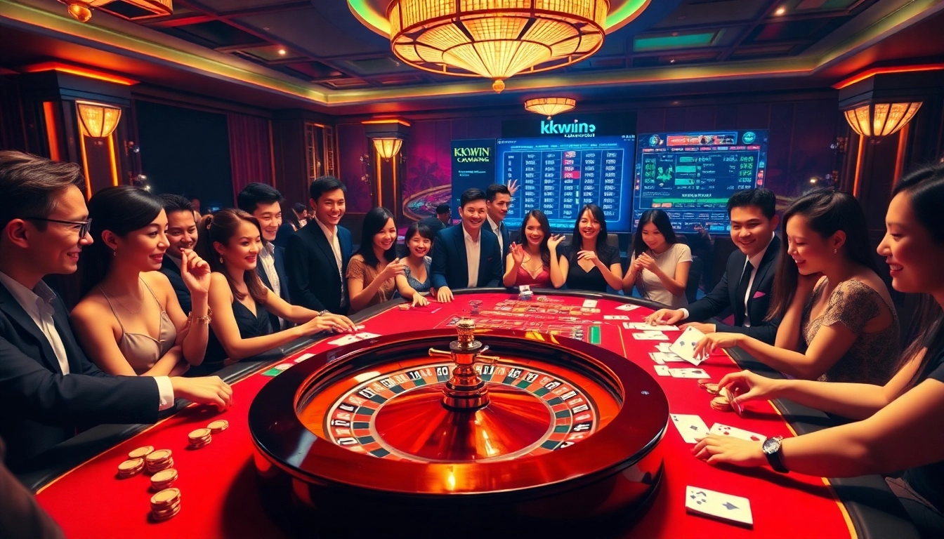 Experience the thrill of live gaming at kkwin.com with vibrant casino action and luxury.