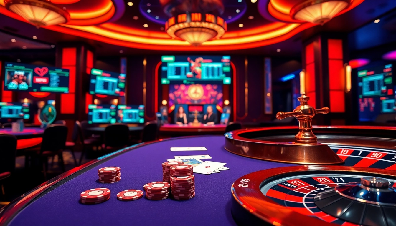 Engaging scene of casino strategy where hidden wiki merges with thrilling poker action.