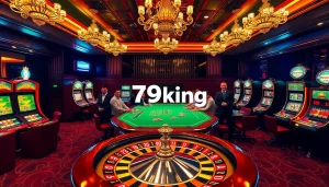 Experience the thrill of gambling at 79king with vibrant poker games and roulette.