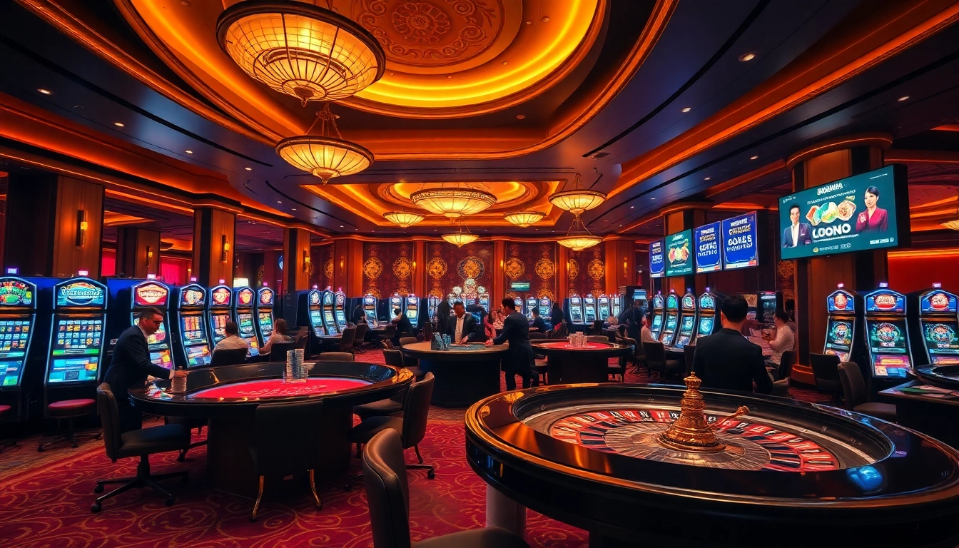 Engage with the excitement of pengeluaran china results at a luxury casino filled with vibrant gaming action.