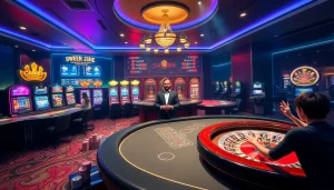 sa88 gamers placing bets on vibrant casino tables with professional dealers for top-tier online gambling.