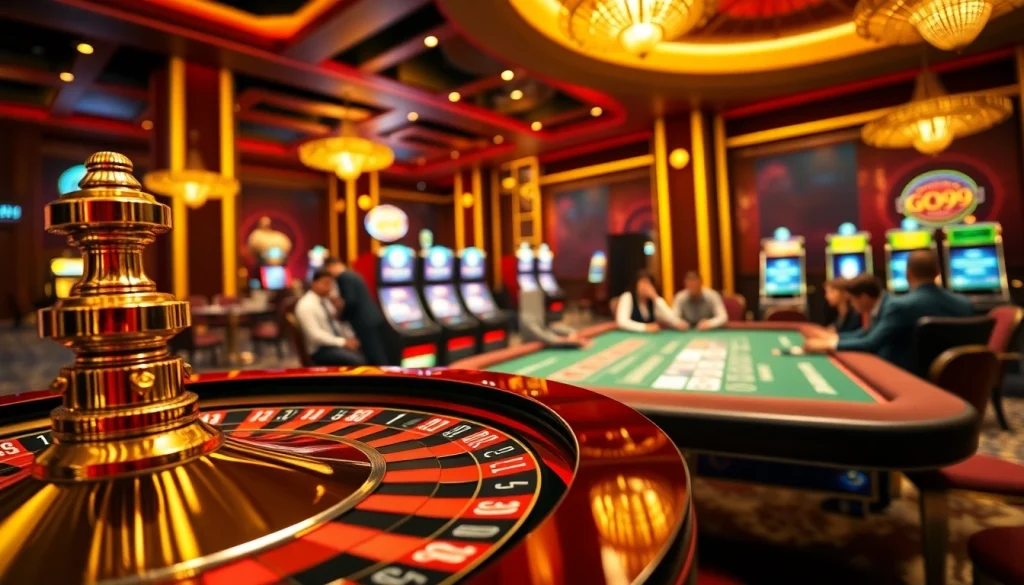 Experience the thrill at GO99 with vibrant poker games and roulette.