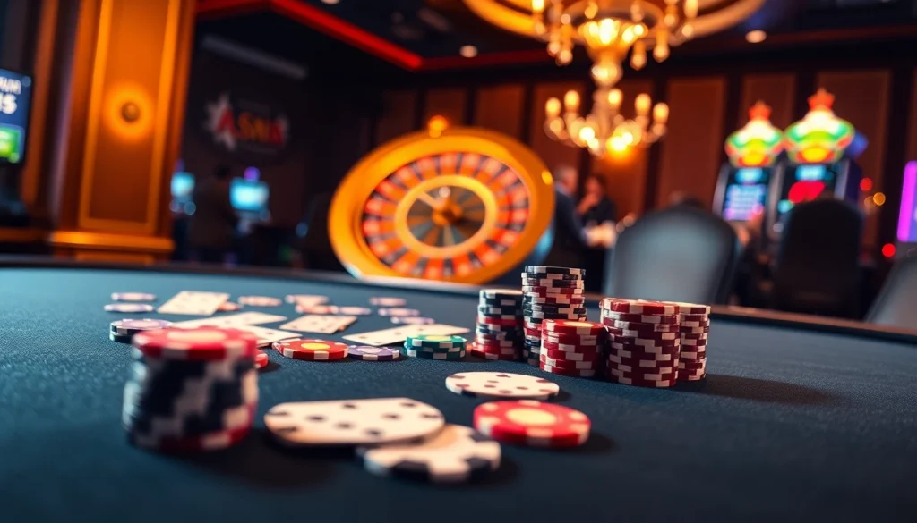 Experience thrilling gaming moments while Đăng Ký S8 at a luxurious casino.