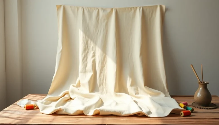 Verken de katoenen canvasstof met rijke texturen en kleuren in dit creatieve ontwerp.