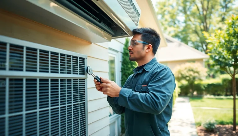 Engaging HVAC technician providing expert hvac repair bedford ny services in a residential setting.