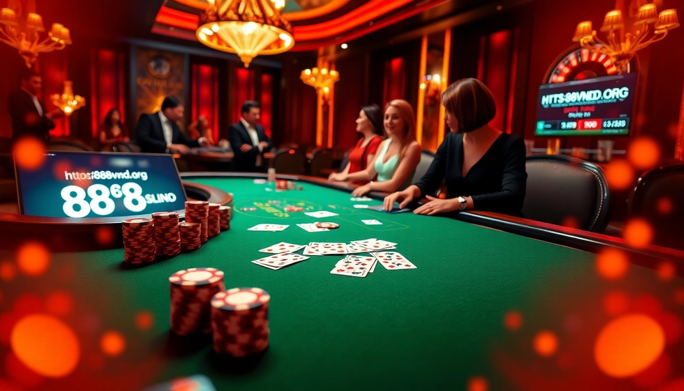Experience high-stakes gaming at https://888vnd.org/ with vibrant poker scenes and thrilling casino action.