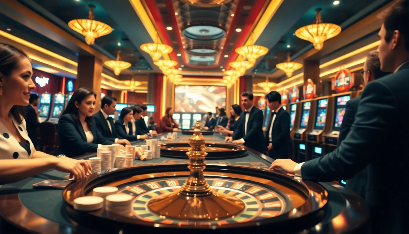 Players at a lively casino table explore thrilling games on https://nohudoithuong.us/ with excitement.
