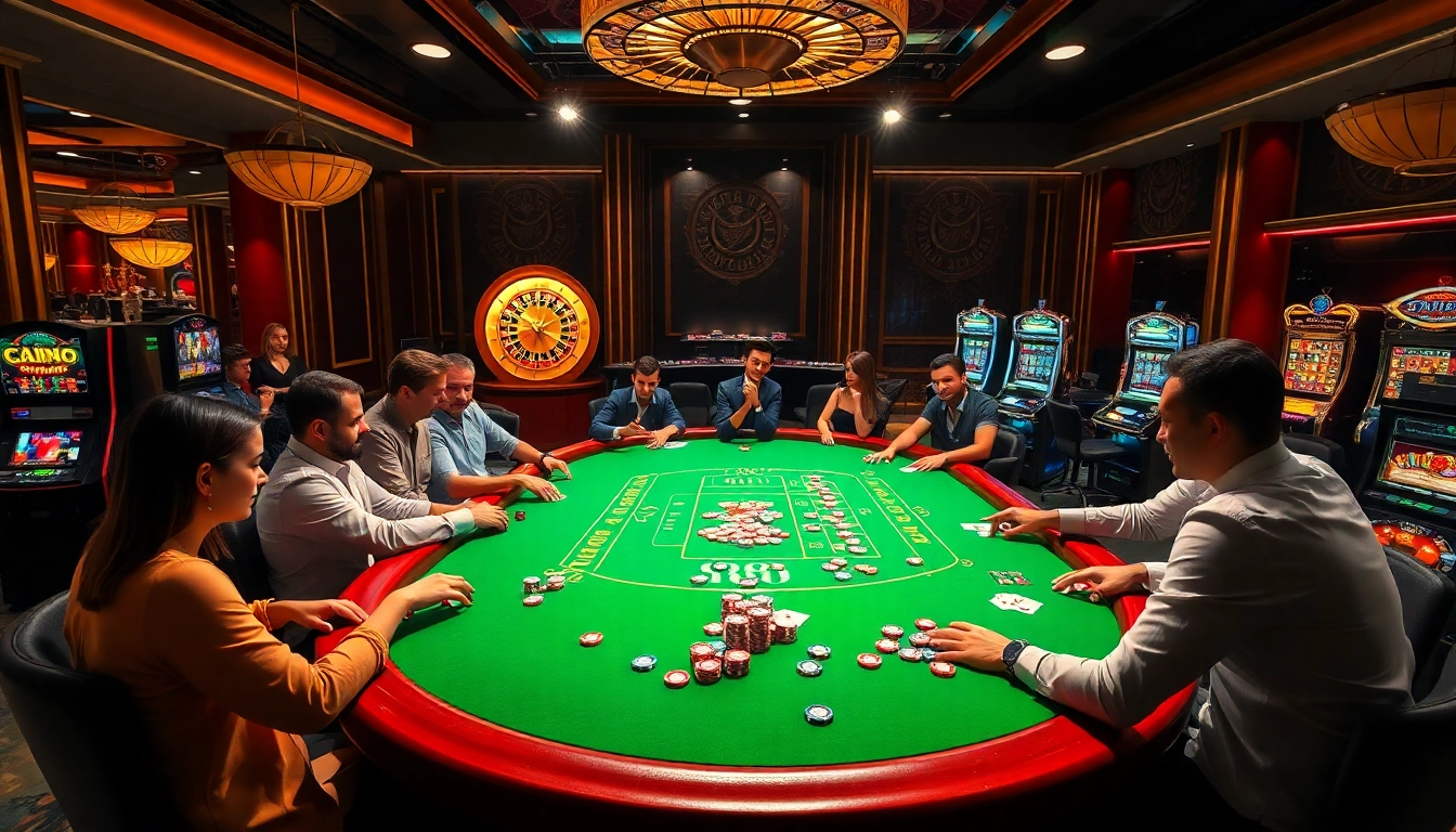 Experience the thrill of LV88 at a vibrant casino table with exciting games.