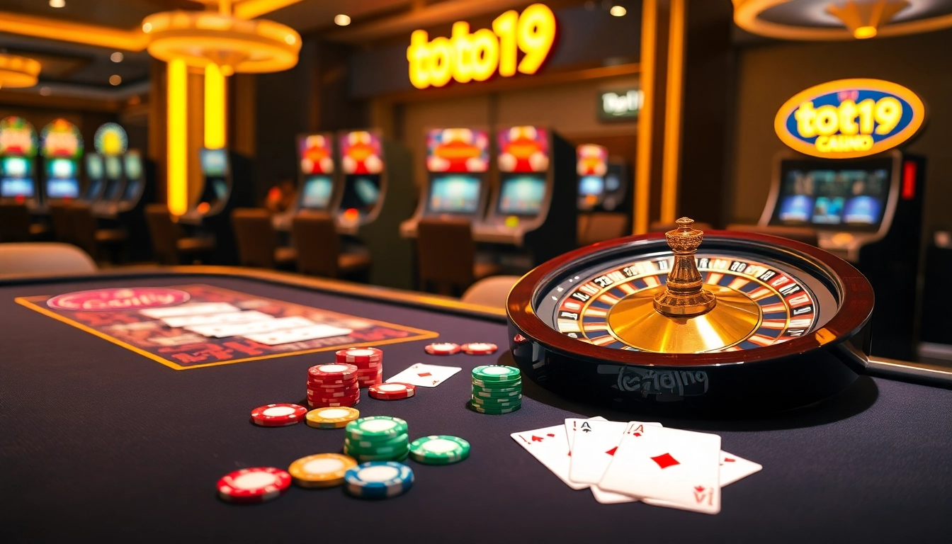 Engage in thrilling gameplay at toto919 with luxe poker chips and an elegant roulette wheel.