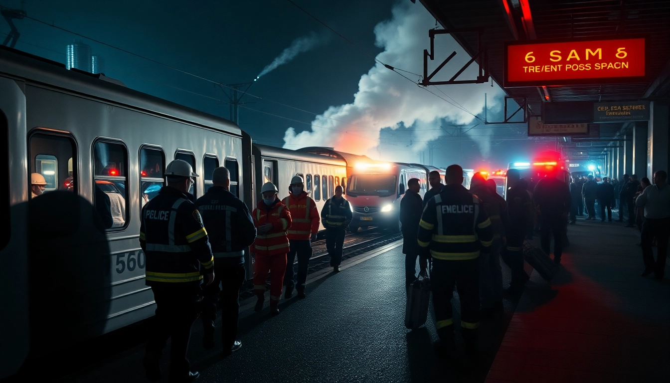 Responders assist after the spain train crash, highlighting urgency and human resilience amidst chaos.