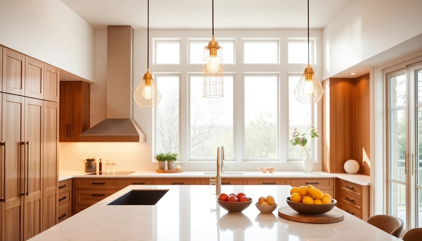 Elevate your kitchen with stunning island lighting that enhances ambiance and style.
