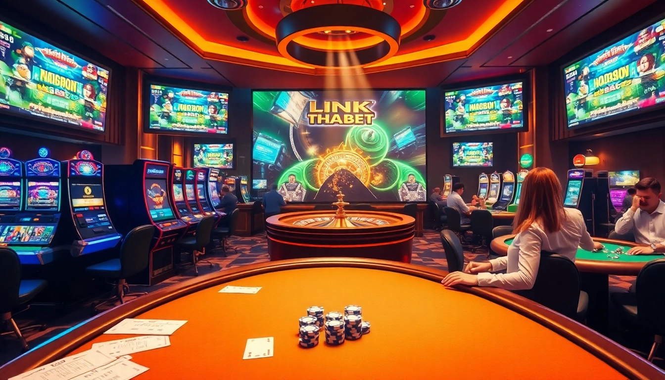 Experience the excitement of online gaming at THABET through vibrant tables and digital betting interfaces.