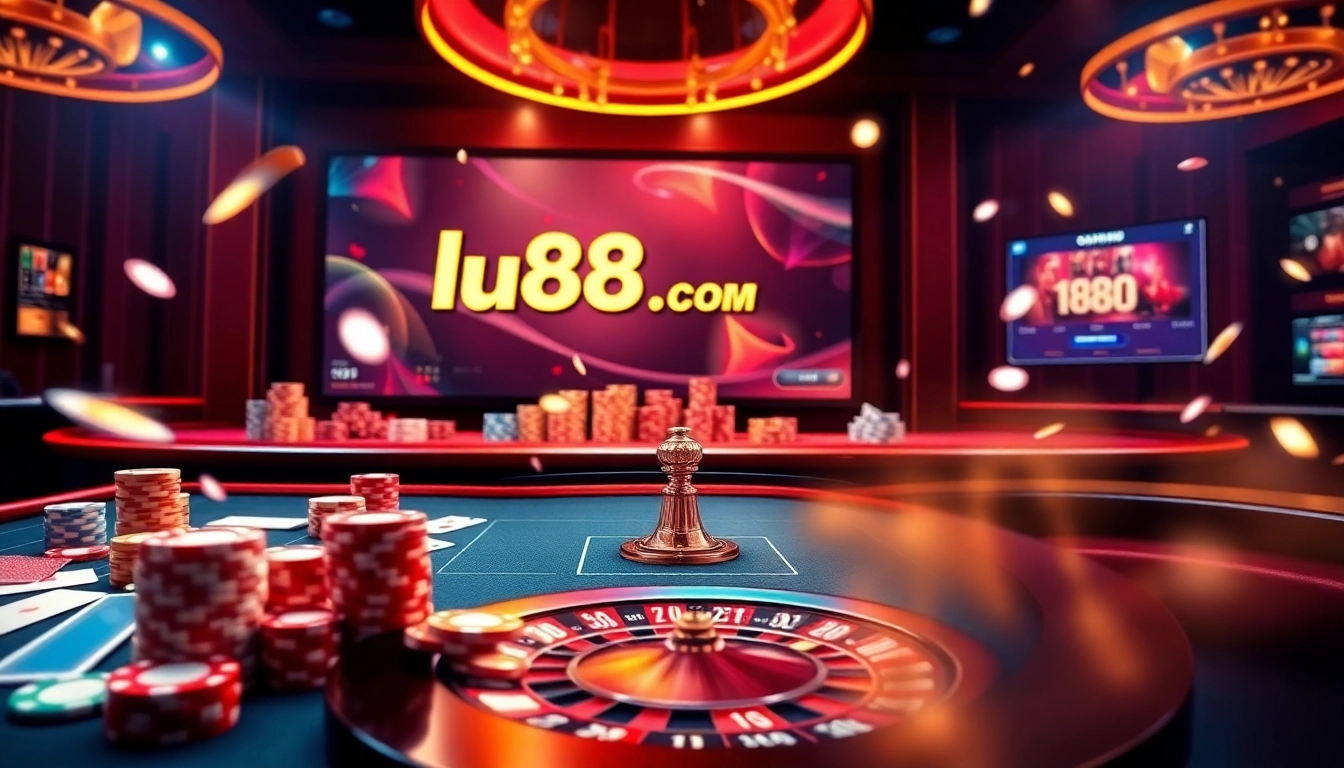 Experience the thrill of gambling at lu88.cn.com with dynamic gaming visuals and casino excitement.