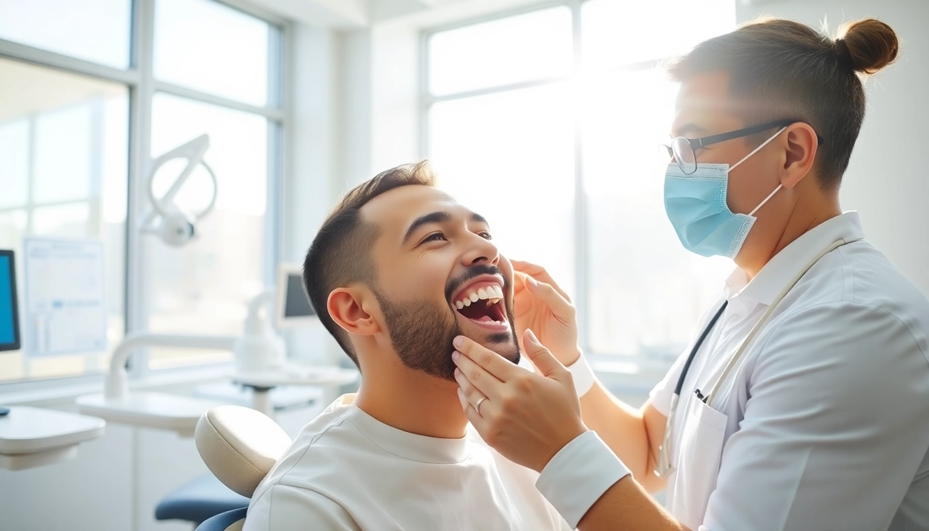 Level orthodontics session highlighting an orthodontist adjusting braces.